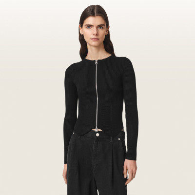 CRUZ ZIP CARDIGAN / Black / M