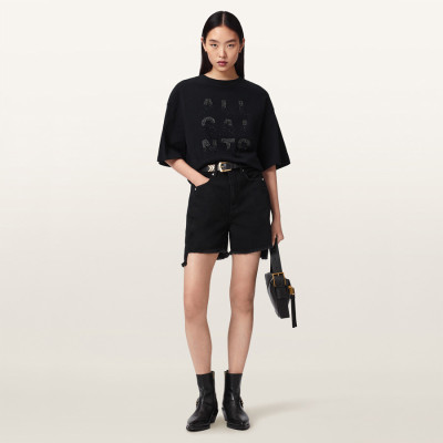 STACKS AMELIE TEE / Black / XS
