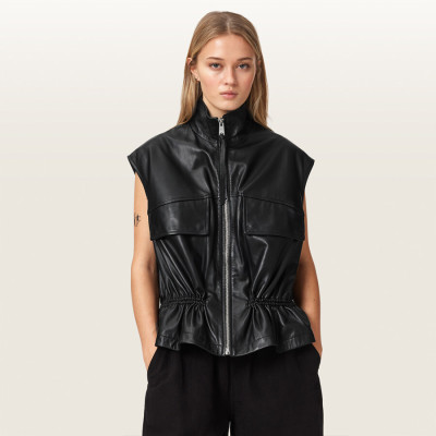 FLOR GILET / Black /UK 4/US 0