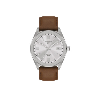 PRC 100 솔라 브라운 레더 39mm