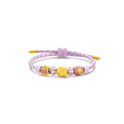 [Disney Princess] 24K 골드 라푼젤 참 팔찌 (38295)
