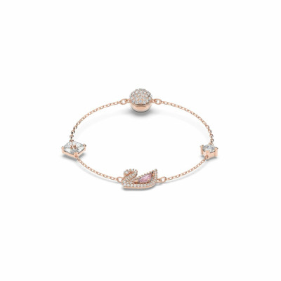 SWAN:BRACELET CZMO/ROS S