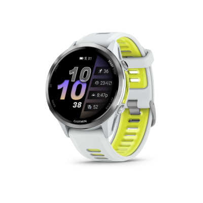 [포러너 970] 러닝 GPS (화이트/옐로우) 47mm