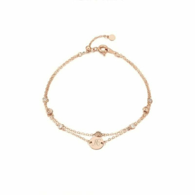 로이드 원형 앤틱 각인 14K Gold 팔찌
